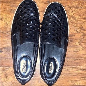 Michael Kors Slip on Sneakers (Black)